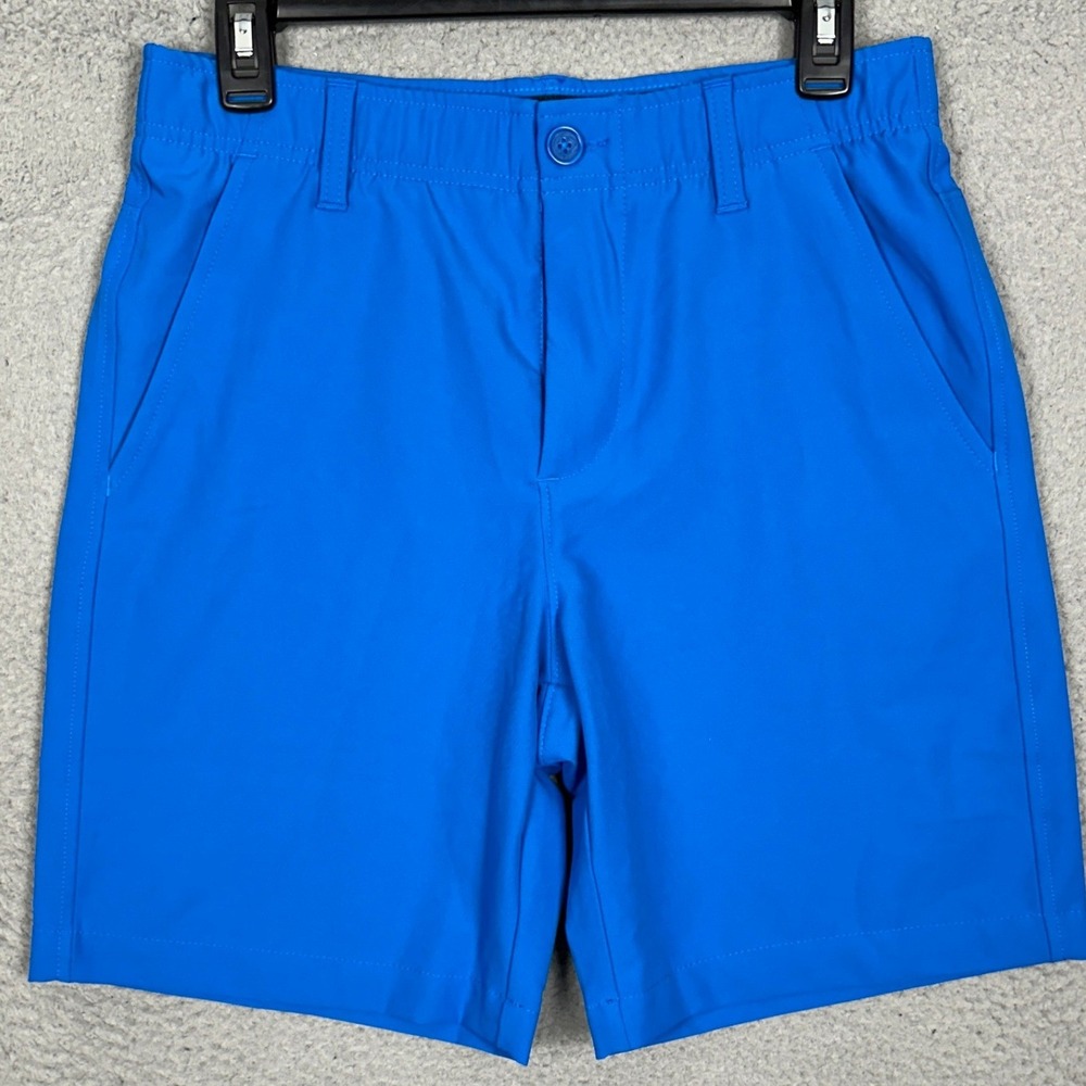 NEW Under Armour Shorts Mens 30 UA Showdown Blue Golf Chino Stretch Waist Logo